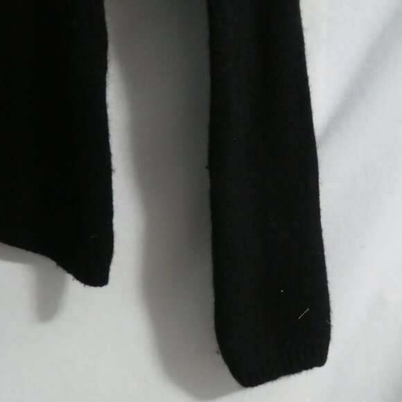 CLOCKHOUSE | small | Black Mock Neck Long Sleeve Wool Sweater - Picture 9 of 16